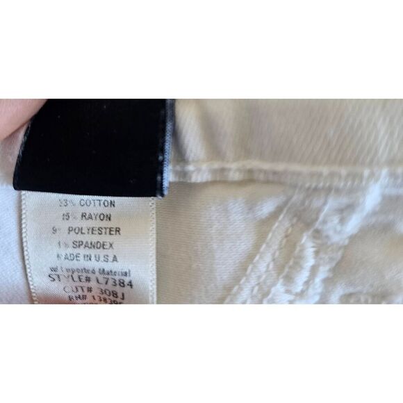 Flying monkey womens Sz 25 white skinny jeans - Picture 9 of 9